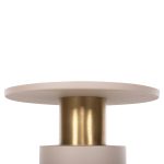 ΒΟΗΘΗΤΙΚΟ ΤΡΑΠΕΖΑΚΙ PUNJAB HM4239.03 ΜΕΤΑΛΛΟ ΣΕ ΕΚΡΟΥ-ΧΡΥΣΟΧΑΛΚΙΝΟ Φ36x47Υεκ. - Image 5