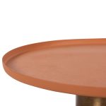 ΒΟΗΘΗΤΙΚΟ ΤΡΑΠΕΖΑΚΙ PUNJAB HM4239.08 ΜΕΤΑΛΛΟ ΣΕ ΠΟΡΤΟΚΑΛΙ-ΧΡΥΣΟΧΑΛΚΙΝΟ Φ36x47Υεκ. - Image 6