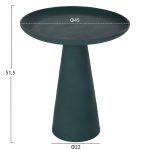 ΒΟΗΘΗΤΙΚΟ ΤΡΑΠΕΖΑΚΙ DELCON HM4246.03 ΜΕΤΑΛΛΟ ΣΕ ΠΡΑΣΙΝΟ Φ45x51,5Υεκ. - Image 2