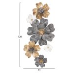 ΔΙΑΚΟΣΜΗΤΙΚΟ ΤΟΙΧΟΥ HM4214 ΜΕΤΑΛΛΟ ΣΕ ΛΕΥΚΟ-ΓΚΡΙ-ΧΡΥΣΟ 51x7,5x120εκ. - Image 2