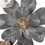 ΔΙΑΚΟΣΜΗΤΙΚΟ ΤΟΙΧΟΥ HM4214 ΜΕΤΑΛΛΟ ΣΕ ΛΕΥΚΟ-ΓΚΡΙ-ΧΡΥΣΟ 51x7,5x120εκ. - Image 4