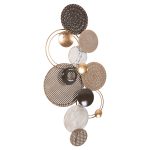 ΔΙΑΚΟΣΜΗΤΙΚΟ ΤΟΙΧΟΥ HM4215 ΜΕΤΑΛΛΟ ΣΕ ΓΗΙΝΑ ΧΡΩΜΑΤΑ 60x5x122 εκ. - Image 3