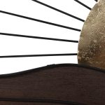 ΔΙΑΚΟΣΜΗΤΙΚΟ ΤΟΙΧΟΥ HM4219 ΔΙΑΦΟΡΕΣ ΑΠΟΧΡΩΣΕΙΣ ΞΥΛΟΥ-ΜΑΥΡΟ ΜΕΤΑΛΛΟ 117x3x50Υεκ. - Image 4