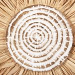 ΕΠΙΤΡΑΠΕΖΙΟ ΔΙΑΚΟΣΜΗΤΙΚΟ HM4224 ΙΝΕΣ RAFFIA ΣΕ ΦΥΣΙΚΟ-ΜΑΥΡΗ ΞΥΛΙΝΗ ΒΑΣΗ 18x9x43Υεκ. - Image 5