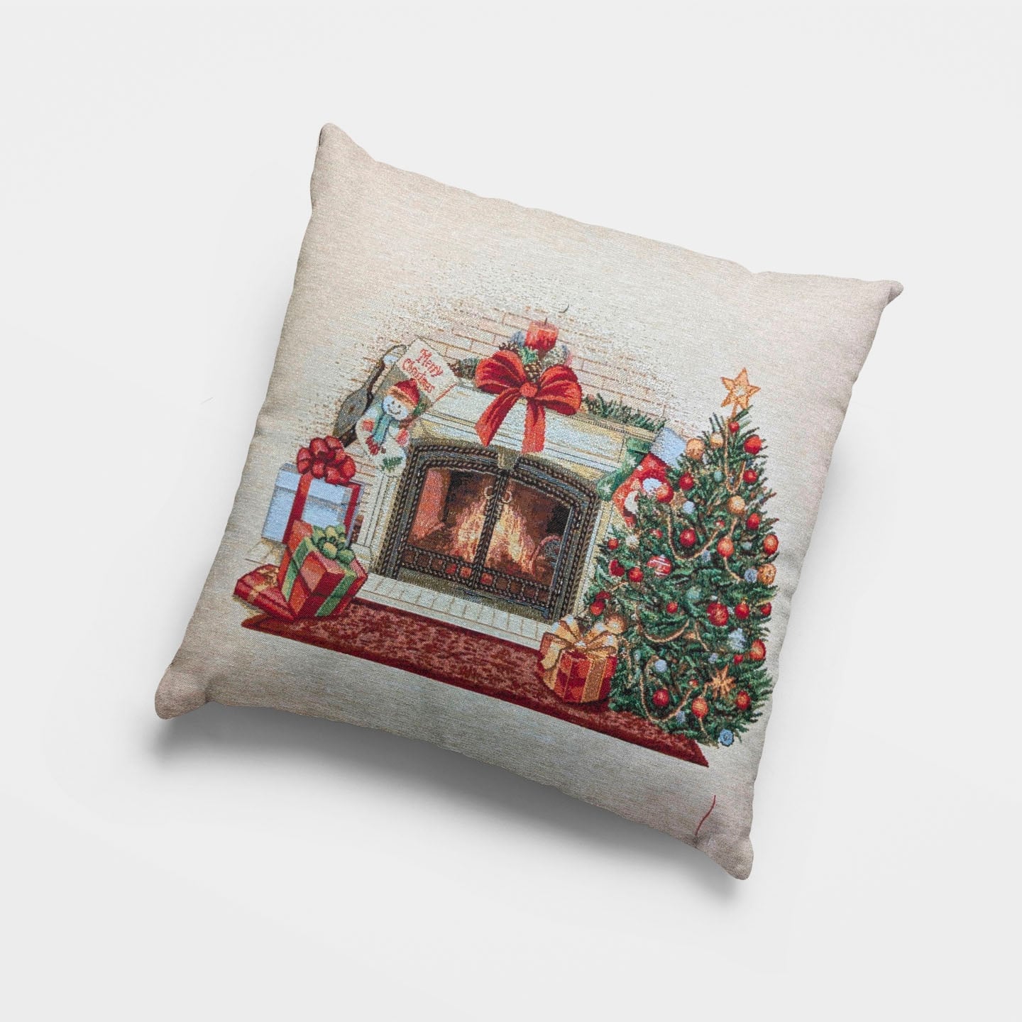 fireplace Χριστουγεννιάτικη Μαξιλαροθήκη 45Χ45 Cotone | Fireplace - Image 1