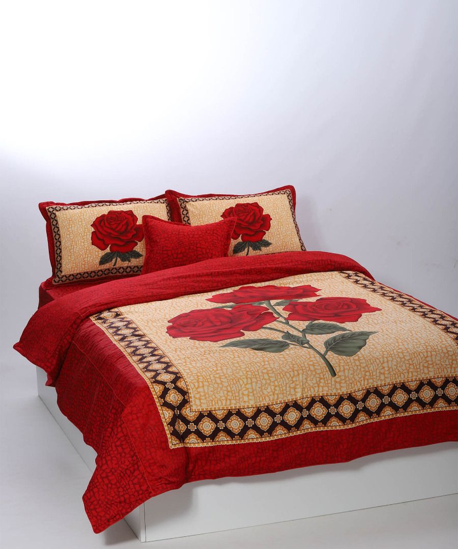 joy17-1 παπλωματοθήκη 215cm x 240cm κατωσέντονο με λάστιχο 160cm x 210cm+19cm 2x50cm x 70cm 40cm x 40cm joy-17a SilkFashion - Image 1
