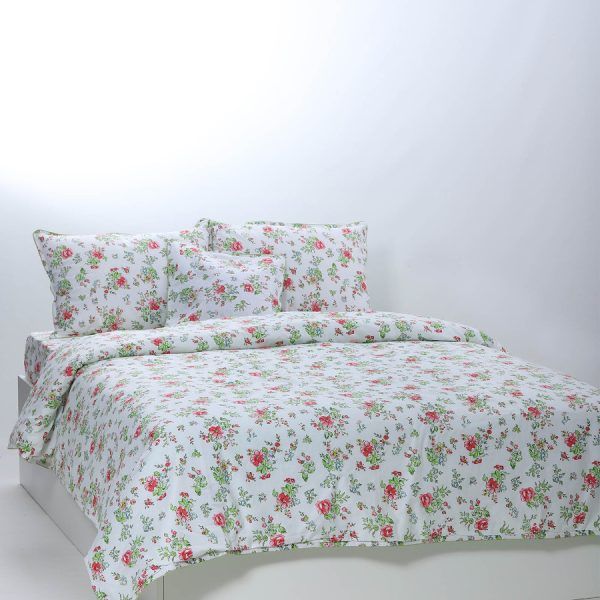 παπλωματοθήκη 160cm x 240cm κατωσέντονο με λάστιχο 110cm x 210cm+19cm 1x50cm x 70cm 40cm x 40cm joy-21 SilkFashion