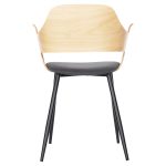 ΚΑΡΕΚΛΑ VELP HM9616.02 ΞΥΛΟ ΣΕ ΦΥΣΙΚΟ-ΓΚΡΙ ΥΦΑΣΜΑ-ΜΑΥΡΑ ΜΕΤΑΛ. ΠΟΔΙΑ 55,5x50x79Υεκ. - Image 6