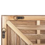 ΚΑΘΡΕΠΤΗΣ ΤΟΙΧΟΥ ΟΡΘΟΓΩΝΙΟΣ HM4225 ΜΠΑΜΠΟΥ ΣΕ ΧΡΩΜΑ ΟΑΚ 120x2,5x80 εκ. - Image 6