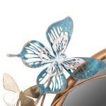 ΚΑΘΡΕΠΤΗΣ ΤΟΙΧΟΥ ΣΤΡΟΓΓΥΛΟΣ ΗΜ4213 ΜΕΤΑΛΛΟ ΣΕ ΧΡΥΣΟ-ΠΡΑΣΙΝΟ-ΜΠΛΕ 62x6,5x56Yεκ. - Image 4