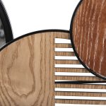 ΚΑΘΡΕΠΤΗΣ ΤΟΙΧΟΥ ΣΤΡΟΓΓΥΛΟΣ DAVION HM4217 MDF-BLACK METAL 123x5x63Υεκ. - Image 4