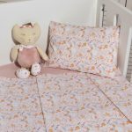 Σεντόνια κούνιας 3 τεμ 110x170 100% βαμβάκι Design 202 Oliver Baby