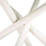 ΤΡΑΠΕΖΙ ΤΡΑΠΕΖΑΡΙΑΣ PRENTIS HM9770.01 12mmΚΕΡΑΜΙΚΟ ΛΕΥΚΟ ΜΑΡΜΑΡΟ-ΛΕΥΚΟ ΜΕΤΑΛΛΟ - Image 5