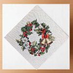 xριστουγεννιάτικο Πετσετάκι 44x44 Cotone | xmas Ring