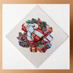 xριστουγεννιάτικο Πετσετάκι 44x44 Cotone | Santa Gifts