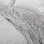 LINO Κουβέρτα Μονή (160x220) Sherpa Lofti Ασημί - Image 3
