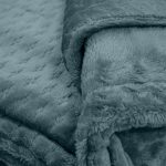 LINO Κουβέρτα Μονή (160x220) Sherpa Lofti Ντένιμ - Image 2