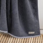 LINO Πετσέτα Σώματος (80x150) Marley Ανθρακί - Image 2