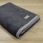 LINO Πετσέτα Σώματος (80x150) Marley Ανθρακί - Image 3