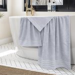 LINO Σετ πετσέτες 3τμχ (30x50,50x90,70x140) Veluva Ανοιχτό Γκρι