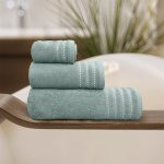 LINO Σετ πετσέτες 3τμχ (30x50,50x90,70x140) Veluva Μέντα - Image 3