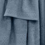 LINO Σετ πετσέτες 3τμχ (30x50,50x90,70x140) Serapha Πετρόλ - Image 3