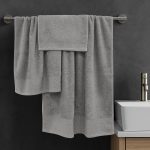 LINO Σετ πετσέτες 3τμχ (30x50,50x90,70x140) Serapha Μόκα