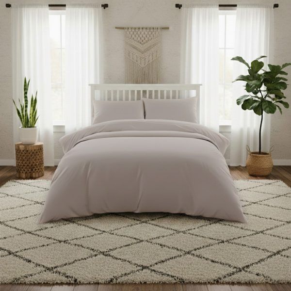 ΣΕΝΤΟΝΙ KING SIZE (Λ) 180Χ200+35 LAVISH SATIN ECRU MELINEN