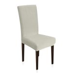 LINO Κάλυμμα Καρέκλας Ελαστικό Elegance Alabaster