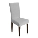 LINO Κάλυμμα Καρέκλας Ελαστικό Elegance Ανοιχτό Γκρι