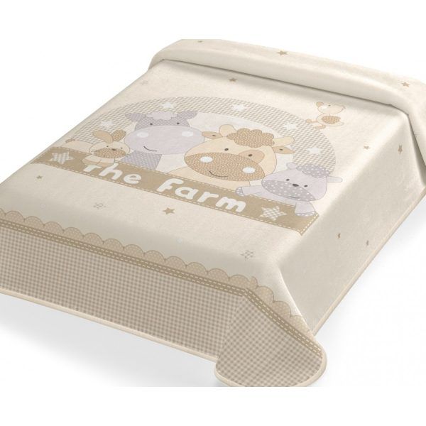 ΚΟΥΒΕΡΤΑ ΙΣΠΑΝΙΑΣ ΚΟΥΝΙΑΣ 110X140 BELPLA STER 664 BEIGE
