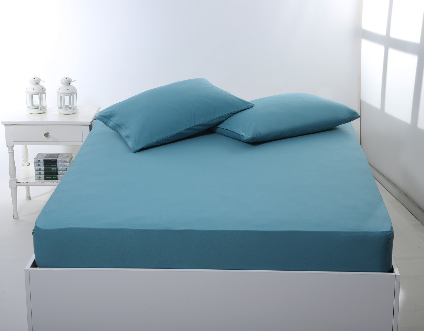 IMG_9509-1 Σεντόνι με λάστιχο jersey (160cm x 200cm + 35cm) petrol SilkFashion - Image 1