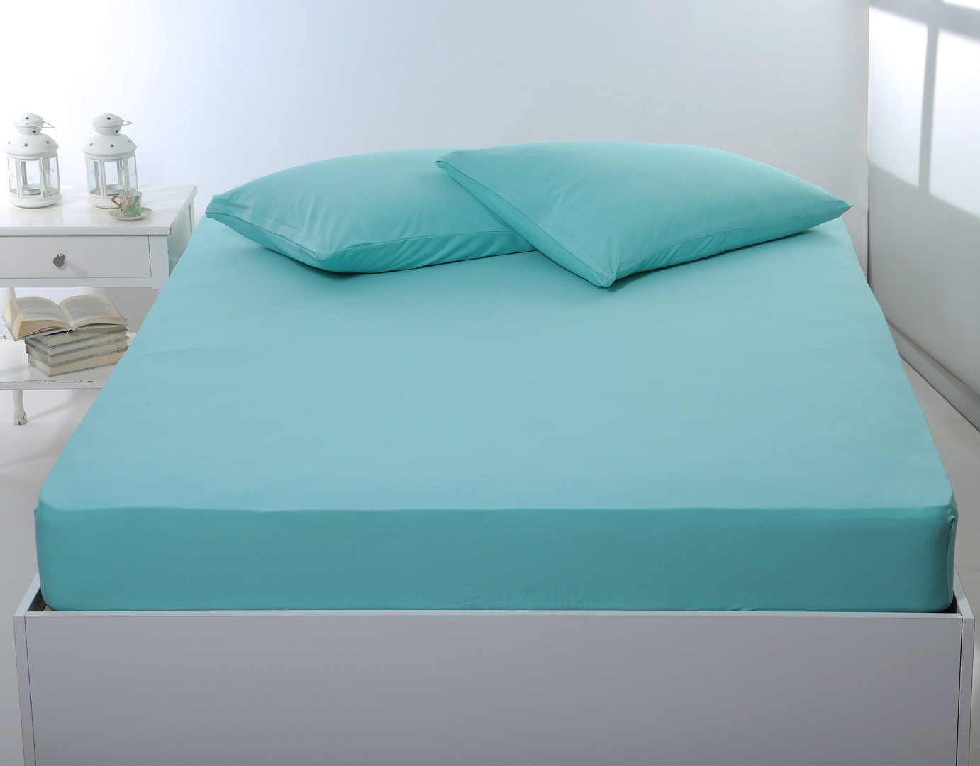 IMG_9549-1 Σεντόνι με λάστιχο jersey (160cm x 200cm + 35cm) sea green SilkFashion - Image 1