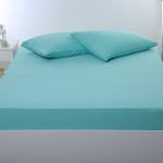 Σεντόνι με λάστιχο jersey (180cm x 200cm + 35cm) sea green SilkFashion