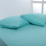 Ζευγάρι μαξιλαροθήκες jersey (50cm x 70cm) sea green SilkFashion
