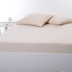 Σεντόνι με λάστιχο jersey (180cm x 200cm + 35cm) light beige SilkFashion