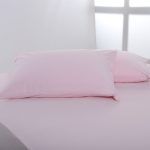 Ζευγάρι μαξιλαροθήκες jersey (50cm x 70cm) pink SilkFashion