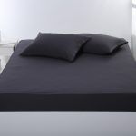 Σεντόνι με λάστιχο jersey (100cm x 200cm + 35cm) dark grey SilkFashion