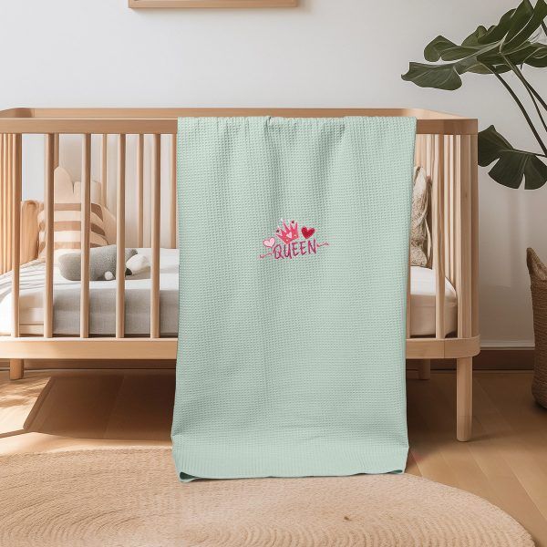 ΚΟΥΒΕΡΤΑ ΠΙΚΕ ΚΟΥΝΙΑΣ 110X140 ADAM HOME QUEEN GREEN