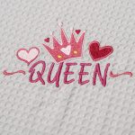 ΚΟΥΒΕΡΤΑ ΠΙΚΕ ΚΟΥΝΙΑΣ 110X140 ADAM HOME QUEEN GREY - Image 2