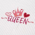 ΚΟΥΒΕΡΤΑ ΠΙΚΕ ΚΟΥΝΙΑΣ 110X140 ADAM HOME QUEEN WHITE - Image 2