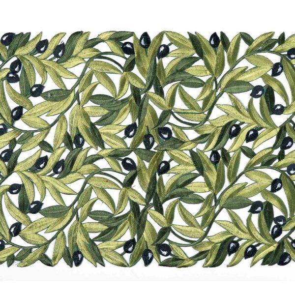 Σουπλά 2352 (35cm x 50cm) μαύρη ελιά SilkFashion