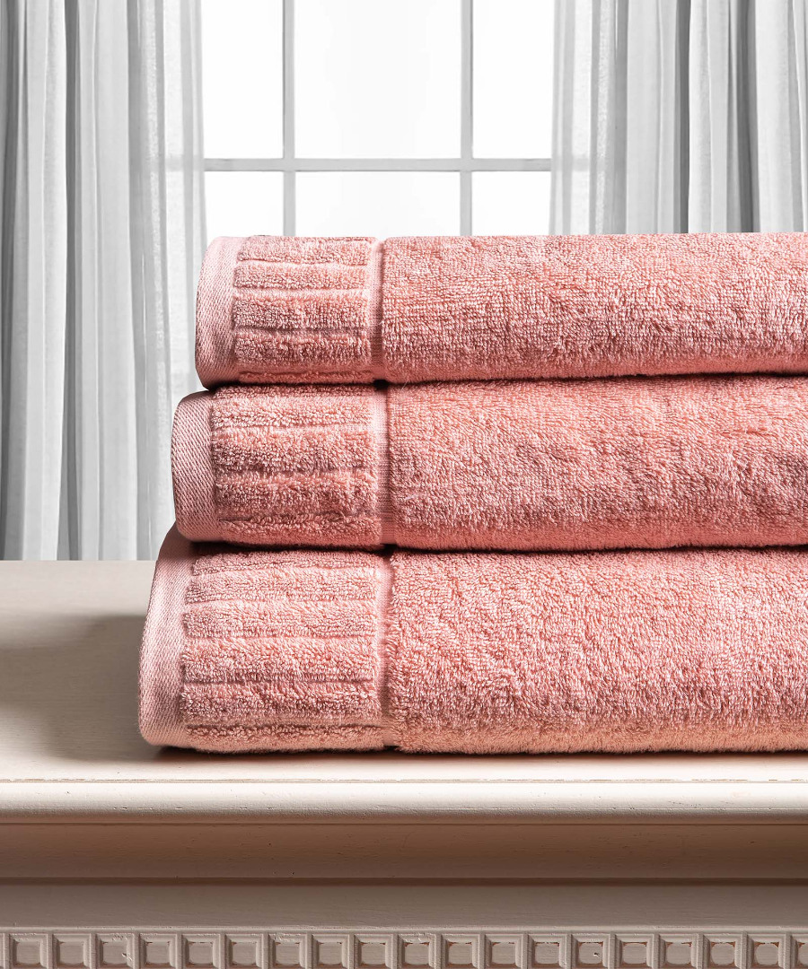 Untitled-4008 Βαμβακερή πετσέτα ΜΕΛΩΔΙΑ 600gsm (75cm x 150cm) dusty rose SilkFashion - Image 1