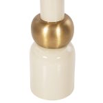 ΒΟΗΘΗΤΙΚΟ ΤΡΑΠΕΖΑΚΙ AMBUR HM4238.03 ΜΕΤΑΛΛΟ ΣΕ ΕΚΡΟΥ-ΧΡΥΣΟ Φ40,5x62Υ εκ. - Image 6