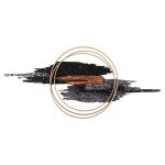 ΔΙΑΚΟΣΜΗΤΙΚΟ ΤΟΙΧΟΥ HM4196 ΜΕΤΑΛΛΟ ΣΕ ΜΑΥΡΟ-ΑΝΘΡΑΚΙ-ΧΡΥΣΟ 144x63,5Υ εκ. - Image 3