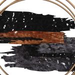 ΔΙΑΚΟΣΜΗΤΙΚΟ ΤΟΙΧΟΥ HM4196 ΜΕΤΑΛΛΟ ΣΕ ΜΑΥΡΟ-ΑΝΘΡΑΚΙ-ΧΡΥΣΟ 144x63,5Υ εκ. - Image 4