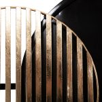 ΔΙΑΚΟΣΜΗΤΙΚΟ ΤΟΙΧΟΥ HM4201 ΜΕΤΑΛΛΟ ΣΕ ΜΑΥΡΟ & ΧΡΥΣΟ 81,5x46,5Y εκ. - Image 4