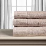 Βαμβακερή πετσέτα ΜΕΛΩΔΙΑ 600gsm (75cm x 150cm) beige SilkFashion