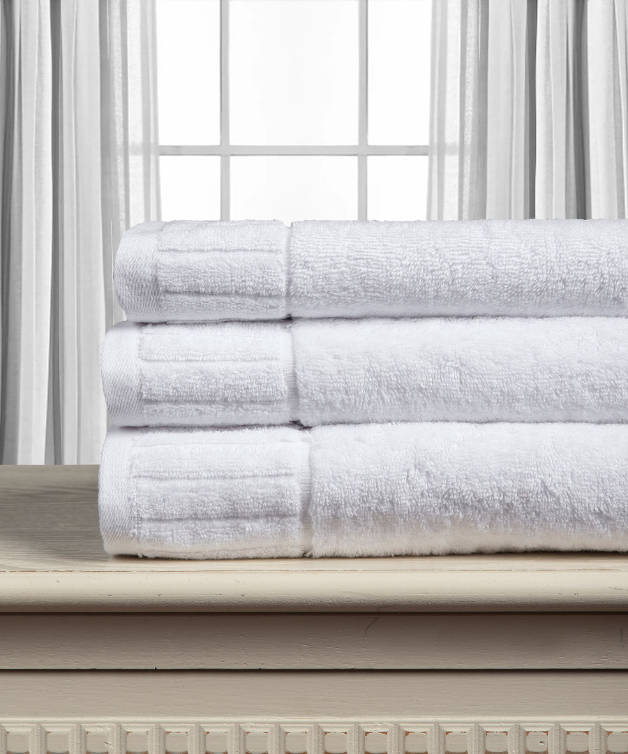 melodiawhite1-2 Βαμβακερή πετσέτα ΜΕΛΩΔΙΑ 600gsm (75cm x 150cm) white SilkFashion - Image 1