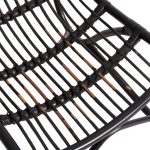 ΠΟΛΥΘΡΟΝΑ GRINN HM9815.02 ΡΑΒΔΟΙ RATTAN ΣΕ ΜΑΥΡΟ--Β' ΔΙΑΛΟΓΗΣ 56,5x73,5x79,5Υεκ. - Image 4